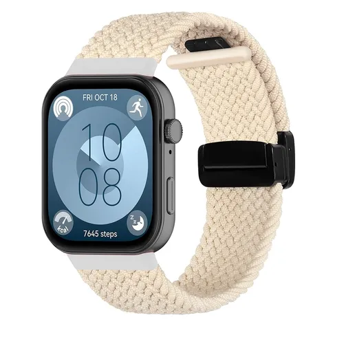 Für Huawei Watch Fit 3 Geflochten Sport Nylon Armband Smart Ersatz M6