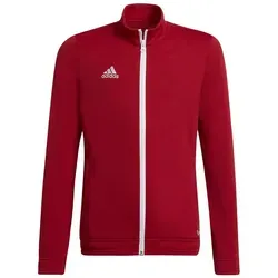 adidas Performance Entrada 22 Trainingsjacke Kids - Trainingsjacke aus 100% Polyester für Kinder, ideal für sportliche Aktivitäten und stylisches Training in leuchtendem Rot.