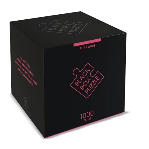 Black Box Puzzle 1000 Teile, Blackbox Puzzel mit Überraschungs-Motiv ohne Vorlage, Impossible Puzzle schwer für Erwachsene und Kinder ab 14 Jahren, Puzzle Box Fantasie 2023 Edition