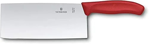 Victorinox Swiss Classic Kochmesser 18 cm - Hochwertiges Kochmesser mit extra scharfer Klinge und ergonomischem Kunststoffgriff, ideal zum Hacken und Schneiden - perfekte Balance für den Kochprofi.