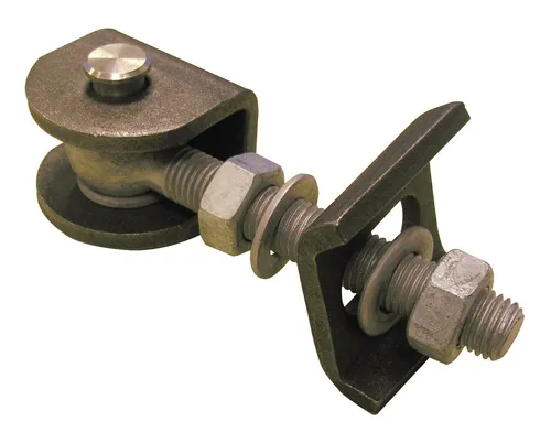 Gustav Alberts Verstellbares Torband M24 mit U-Lasche - 412197 - Metallbaubeschläge, langlebig und flexibel einstellbar für eine optimale Torbefestigung