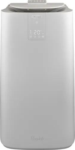 De'Longhi PAC AP98 GentleJet Klimagerät - Mobiles Klimagerät für Räume bis 100m³, 11.500 BTU/h, energieeffizient mit EEK A+ und natürlichem Kühlmittel R290 für umweltfreundliche Kühlung.