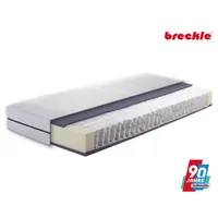 Taschenfederkernmatratze Flex Air von Breckle, 19 cm hoch - Matratze für alle Schlafpositionen, 7 Zonen für optimalen Komfort, geeignet für Allergiker und verstellbare Lattenroste, mit abnehmbarem Bezug.