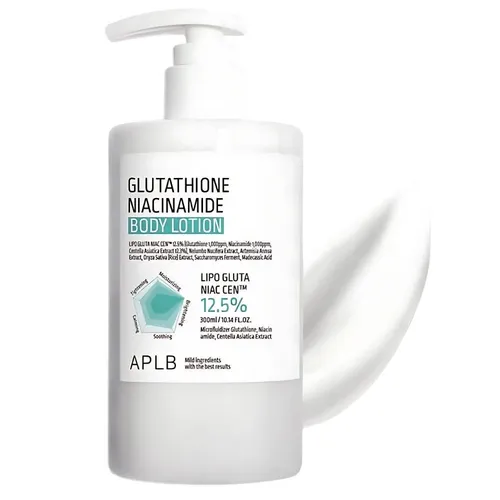 APLB Körperlotion mit Glutathion und Niacinamid, 300 ml