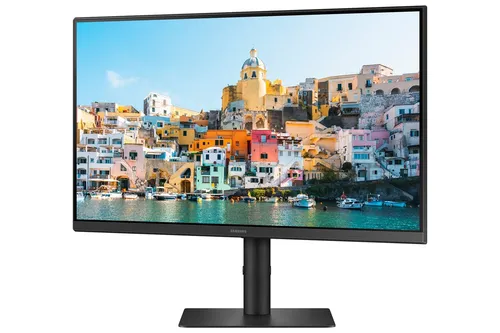 Samsung S24A400UJU 24 Zoll Full HD Monitor - LCD Monitor mit 1920 x 1080 Pixeln, ideal für gelegentliche Computerarbeiten, ausgestattet mit Touchscreen und Adaptive-Sync für flüssige Bildwiedergabe.