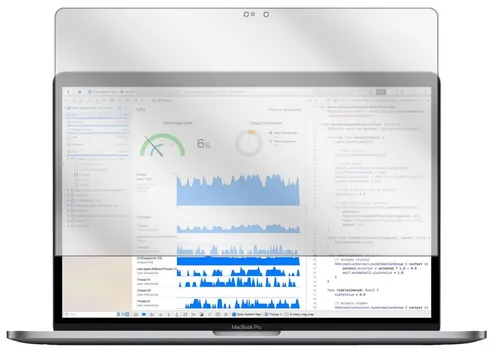 Schutzfolie für Apple MacBook Pro 13 Zoll (2019) Display Folie klar