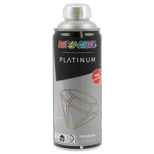 DUPLI-COLOR Sprühlack platinum seidenmatt 400 ml weißaluminium RAL 9006