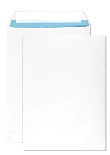 Netuno 500x Versandtasche DIN C5 Weiß 16,2 x 22,9 cm 90g großer Briefumschlag Maxibrief haftklebend ohne Fenster Umschlag C5 Briefkuvert a5 Briefhülle Versandtasche envelope big