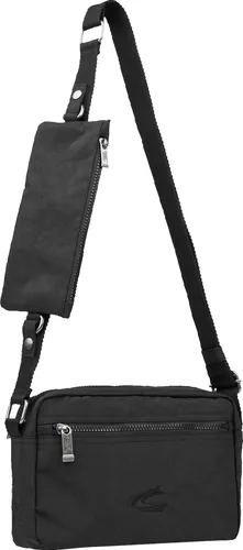 Camel Active Camera Bag JOURNEY – Robuste Umhängetasche für Fotografen - Unisex Umhängetasche in Schwarz aus strapazierfähigem Nylon, ideal zum sicheren Transport von Kamera und Zubehör.