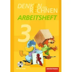 Denken und Rechnen 3. Arbeitsheft mit CD-ROM. Grundschulen in den östlichen Bundesländern von Christiane Gans/ Ute Hentschel/ Ute Höffer/ Steffi Knebe