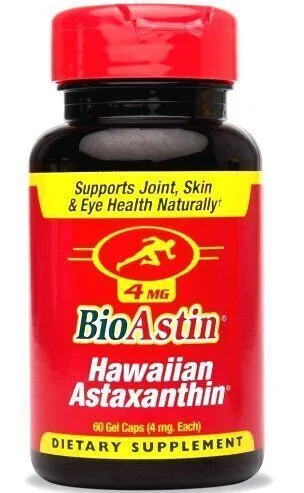 Nutrex BioAstin Natürliches hawaiianisches Astaxanthin 4 mg 60 Kapseln...