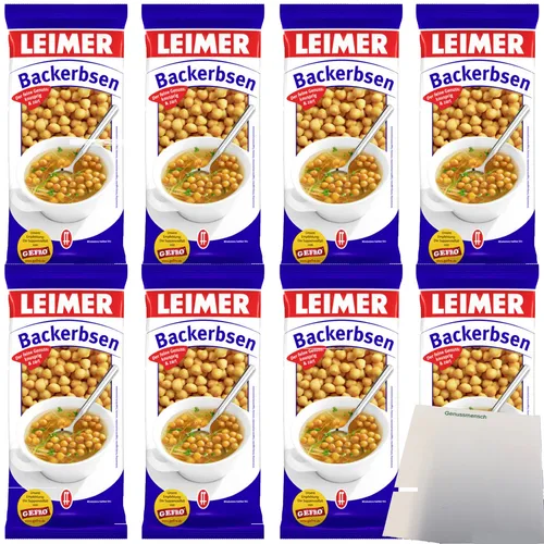 Leimer Backerbsen 8er Pack 8x200g Packung usy Block