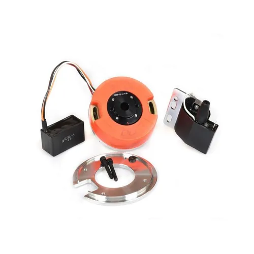 MVT Digital Direct Innenrotorzündung mit Licht für Pit Bikes - Hochleistungs-Innenrotorzündung für 4-Takt-Motoren bis 45 kW, verbessert Ansprechverhalten und Beschleunigung. Ideal für Pit Bikes, Dirt Bikes und Minicross mit 12V/55W Beleuchtungsausgang.