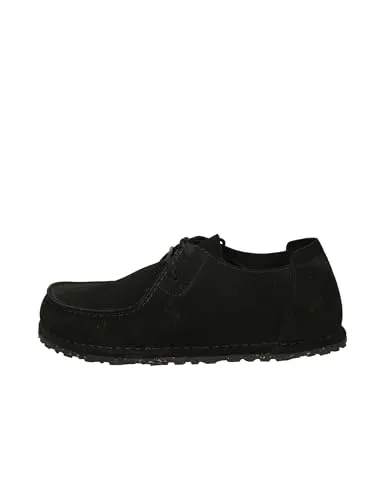 Birkenstock Utti Lace Leve 1028597, Unisex Brogues, Schwarz, 44 EU - Elegante Unisex Brogues aus hochwertigem Veloursleder, ideal für stilvolle Outfits und den täglichen Gebrauch.