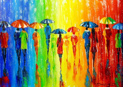 ENJOY Puzzle Wenn es regnet 1000 Teile