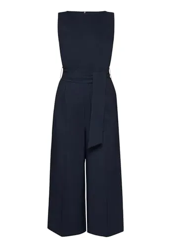 Betty Barclay 6005/1080 Overall Lang ohne Arm, Dark Sky - Damen Jumpsuit mit figurumspielender Passform und praktischen Taschen, ideal für vielseitige Looks von tagsüber bis abends.