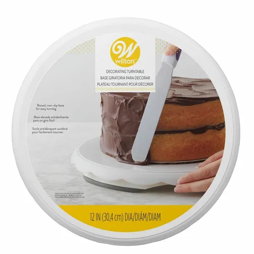 Wilton Tortendrehteller Drehbar Basic 28cm Drehständer Tortenplatte Kunststoff