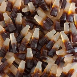 De Bron Cola Gums Cola Fläschchen Fruchtgummi Zuckerfrei 1 kg