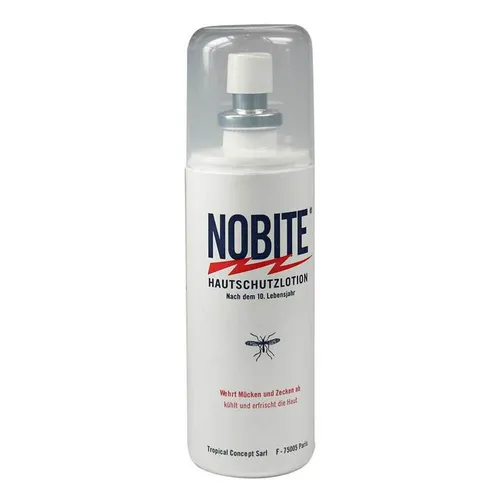 NOBITE Hautspray 100 ml - Effektiver Insektenschutz - Mückenspray mit Deet für optimalen Schutz gegen Insekten in tropischen und gemäßigten Regionen. Ideal für Reisen und geeignet für Kinder ab 2 Jahren.