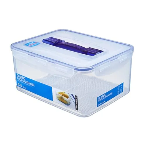 LocknLock PP Classic Aufbewahrungsbox 6,5L - Luftdicht & Stapelbar - Praktische 6,5L Aufbewahrungsbox mit luftdichtem Verschluss und Griff. Ideal für Lebensmittel, Küchenzubehör und mehr. Stapelbar für optimalen Platz im Haushalt.
