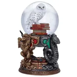 NEMESIS NOW HARRY POTTER HEDWIG - Schneekugel 18.5 cm - Nussknacker, bezaubernde Schneekugel mit Hedwig-Motiv, ideal für Harry Potter Fans und Sammler.