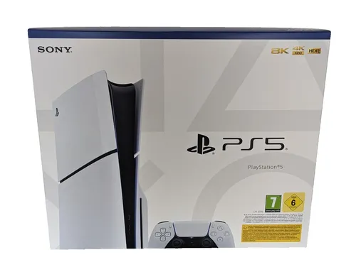 Sony PlayStation 5 PS5 Disc Edition Slim 1TB - Heimkonsole mit 4K Auflösung und 3D-Audio-Technologie, ideal für Gamer, die das beste Spielerlebnis suchen.