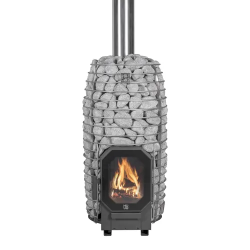 HUUM HIVE Flow Mini Holz beheizter Saunaofen 8,5 kW - Effizienter Holzofen für Saunen, mit 75% Wärmeausnutzung und geringster CO-Emission in seiner Kategorie. Ideal für umweltbewusste Sauna-Liebhaber!