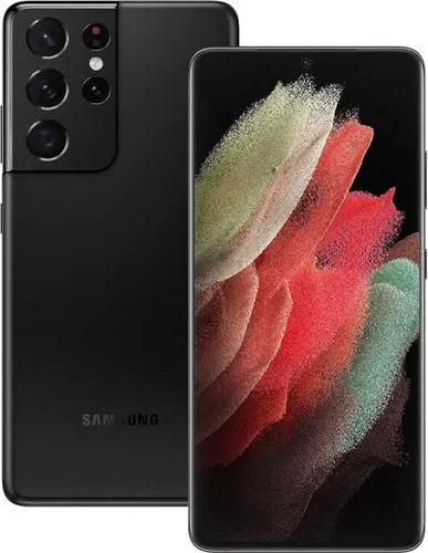 Samsung Galaxy S21 Ultra 5G 128 GB G998 Phantom Black Dual SIM EU - Schwarz, 108 MP Kamera, 8K Videoaufnahme und intelligenter Akku für dein Leben im Fokus