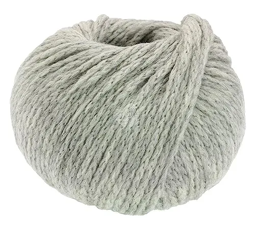 LANA GROSSA Cool Merino Big | Voluminöses Kettengarn aus klassischer Merinowolle | Handstrickgarn aus 90% Schurwolle & 10% Polyamid | 50g Wolle zum Stricken & Häkeln | 90m Garn FB 218