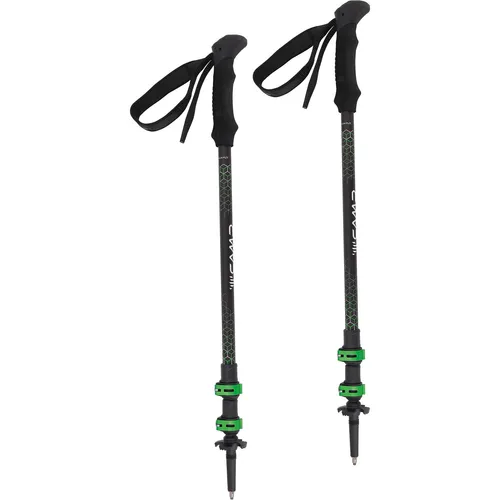 C.A.M.P. Backcountry 3.0 Teleskopstock - Wanderstöcke mit variabler Länge von 64 bis 135 cm, ergonomischem Griff und gepolsterten Handschlaufen für optimalen Komfort beim Trekking.