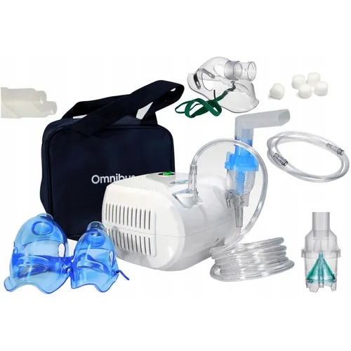 Inhaliergerät Vernebler Komplettset Inhalator Omnibus BR-CN116 Kompressor Tasche