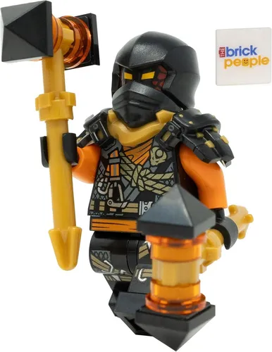 LEGO Ninjago Dragons Rising Staffel 2: Cole Kletterer Minifigur Mit Kampf