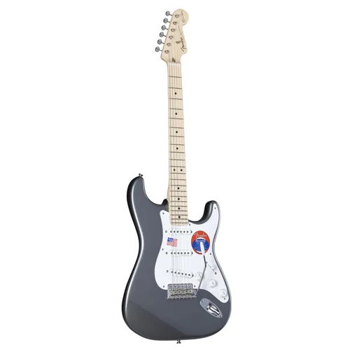 Fender Eric Clapton Stratocaster MN Pewter E-Gitarre - E-Gitarre aus der Fender Artist Serie, Signature-Modell von Eric Clapton mit Vintage Noiseless Pickups und aktivem Mid-Boost für vielseitige Blues-Sounds.