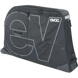 Evoc Bike Bag Black - Kompakte Radreisetasche - Radtransporttaschen für nahezu jeden Fahrradtyp, leicht und stabil, ideal für Enduro, Rennräder und Triathlonräder mit austauschbaren Skaterollen.
