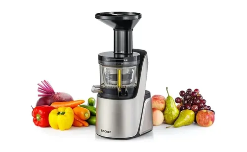 BioChef Quantum Cold Press Juicer Entsafter silber BCQT - NEU
