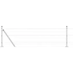 vidaXL Zaun mit Pfosten Silber 0,6 x 25 m aus Stahl - Gartenzäune aus hochwertigem Stahl, wetterbeständig und pflegeleicht – ideal für eine stilvolle und sichere Abgrenzung in deinem Außenbereich.