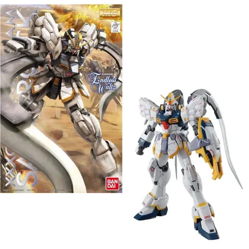 MG 1/100 Gundam Sandrock EW Ver. Bl - Detailreiche Spielfigur - Spielfigur mit präziser Bauqualität und beweglichen Teilen, ideal für Sammler und Modellbauer.