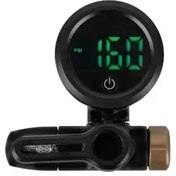 TOPEAK Manometer Shuttle Gauge Digital 2.0 - Präzises digitales Manometer für die Werkstatt und unterwegs. Ideal zum Prüfen und Einstellen des Reifeninnendrucks mit gut ablesbarer Anzeige. Kompatibel mit verschiedenen Ventilarten und inklusive Knopfzelle.