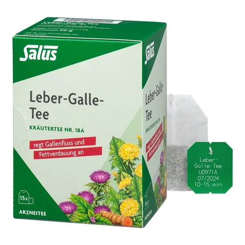Leber Galle-Tee Kräutertee Nr.18a Salus Filterb. Filterbeutel Inhalt: 15 St