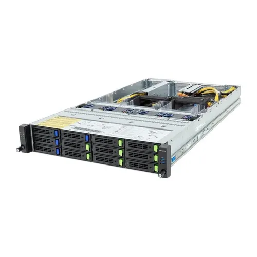 Gigabyte R283-ZF0-AAL1 Rack Server 2U - Barebone Server mit Dual Sockel SP5 für leistungsstarke AMD EPYC Prozessoren, ideal für anspruchsvolle Anwendungen und Datenzentren.