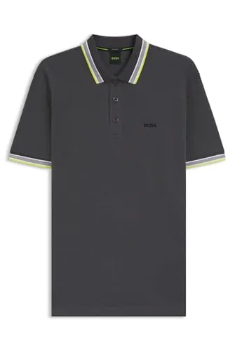BOSS Paddy Badeshorts - Herren Badeshorts im Regular Fit mit drei Knöpfen und Flachstrickbündchen, ideal für stilvolle Strandtage.