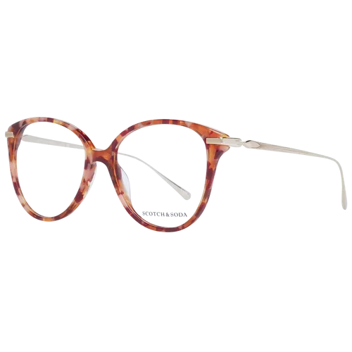 Scotch & Soda Brillengestell SS3011 53371 - Stilvolles Damen-Brillengestell in Orange mit rundem Design, ideal für modische Akzente. Hergestellt aus hochwertigem Azetat für optimalen Tragekomfort.