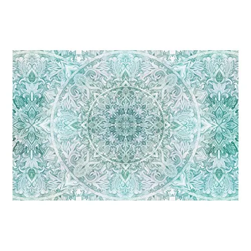 Bilderwelten Mandala Mustertapete Orientalisch inkl. Kleister 432x290cm - Vliestapete Made in Germany - Aquarell Tapete Schlafzimmer - Ornament Tapete - Mandala Tapete Wohnzimmer Flur T_3311