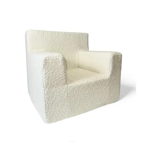 FORTISLINE Kindersessel Mini aus Teddy-Stoff - Bequemer Sitz für kleine Abenteurer - Der FORTISLINE Kindersessel Mini bietet kleinen Kindern eine gemütliche Sitzgelegenheit zum Spielen und Entspannen. Hergestellt aus weichem Teddy-Stoff mit abnehmbarem Bezug für einfache Pflege und OEKO-TEX geprüft. Ideal für Kinderzimmer und Spielbereiche.