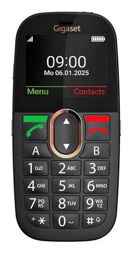 Gigaset GL695 Black - Stylisches Smartphone - Handys ohne Vertrag mit 5,5 Zoll HD-Display und langer Akkulaufzeit für ununterbrochenen Genuss.