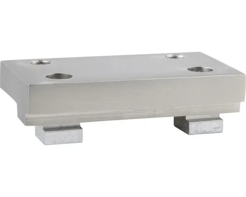 Deckenträger für Gardinenstange edelstahl-optik