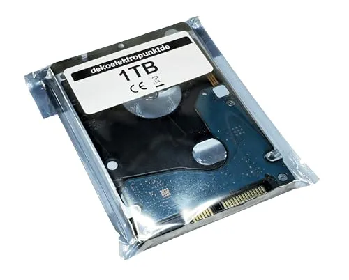 dekoelektropunktde 1TB HDD Festplatte passend für Fujitsu Siemens Esprimo Mobile D 9500 (SATA3 5400RPM)