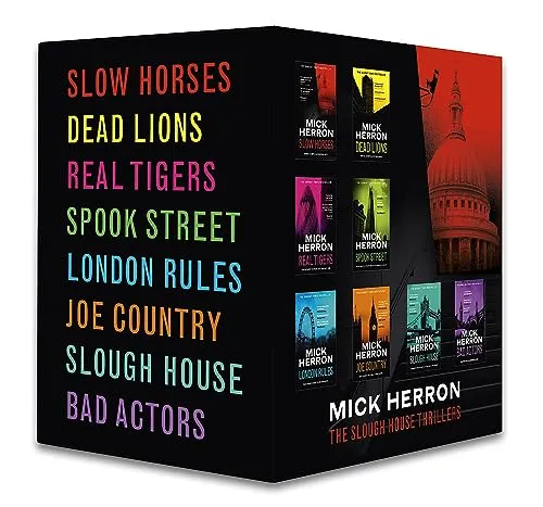 The Slough House Boxed Set von Mick Herron - Bücher: Spannende Sammlung der Slough House Reihe, ideal für Thriller-Fans und Liebhaber von packenden Geschichten.
