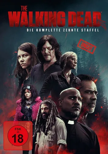 The Walking Dead - Staffel 10 [6 DVDs] - Packende Zombie-Action und spannende Charakterentwicklungen, perfekt für Fans des Horror-Genres.