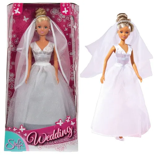 Simba, Steffi Love, "Wedding", Hochzeitskleid mit V-Ausschnitt